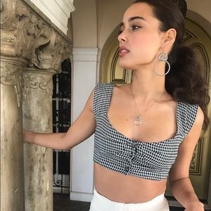 Vanessa Mooney Elisabeth Crop Top